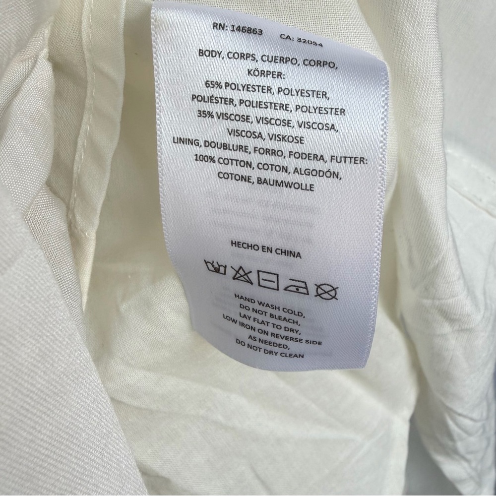 Mare Mare Anthropologie Halter Neck Dress Sz XS White Cotton Tiered Maxi READ - Picture 9 of 16